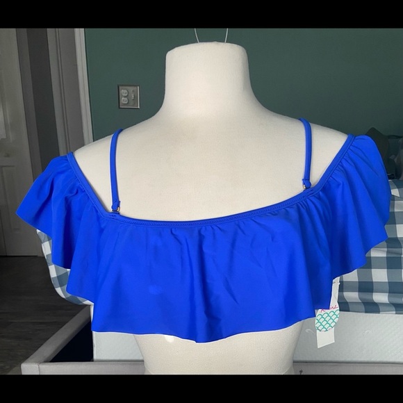 Raisins Mermaid Flounce Bra Bikini Top - Picture 1 of 12